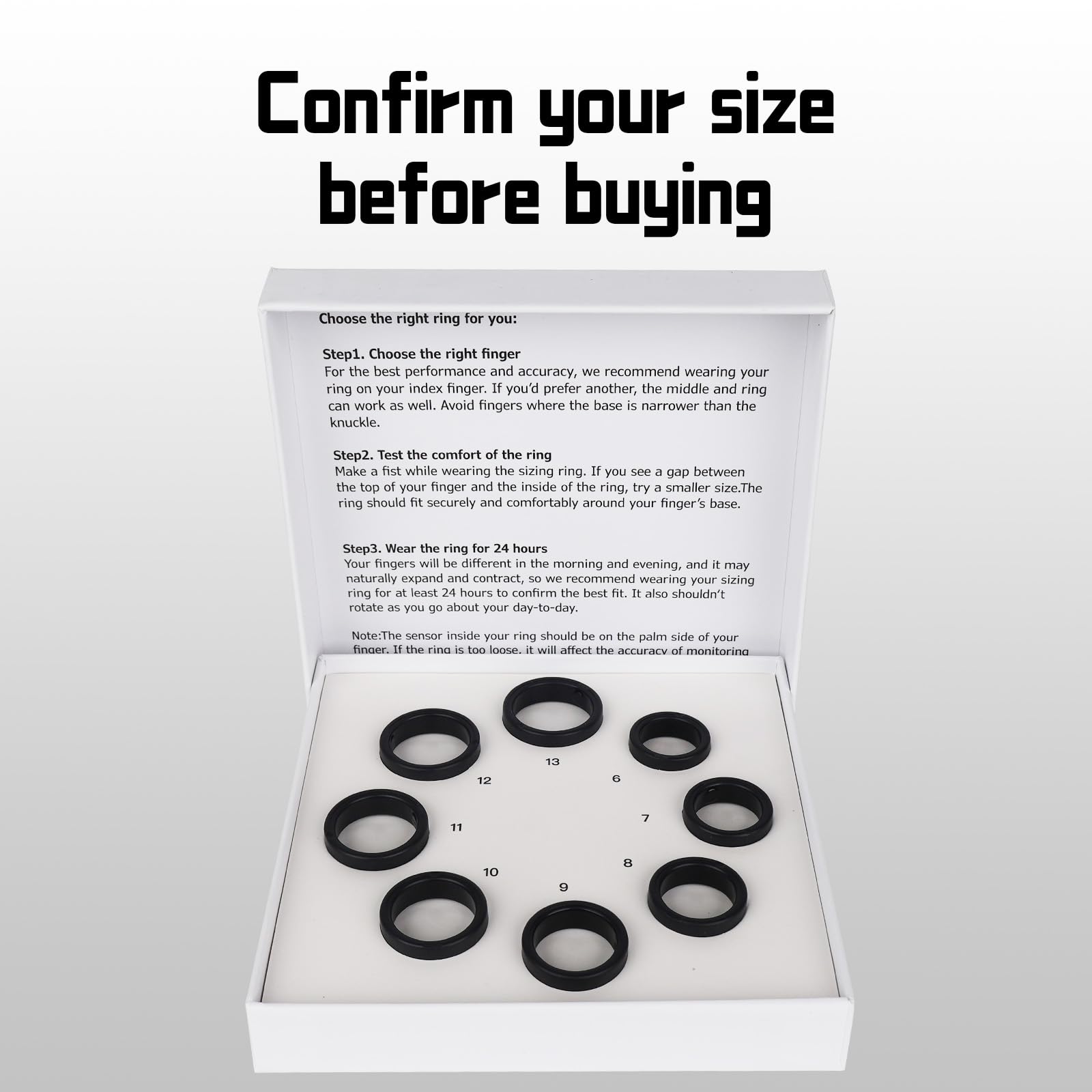 B*7様 Smart Recovery Ring SIZING KIT 71yRqiB556L._UF894,1000_QL80_.jpg